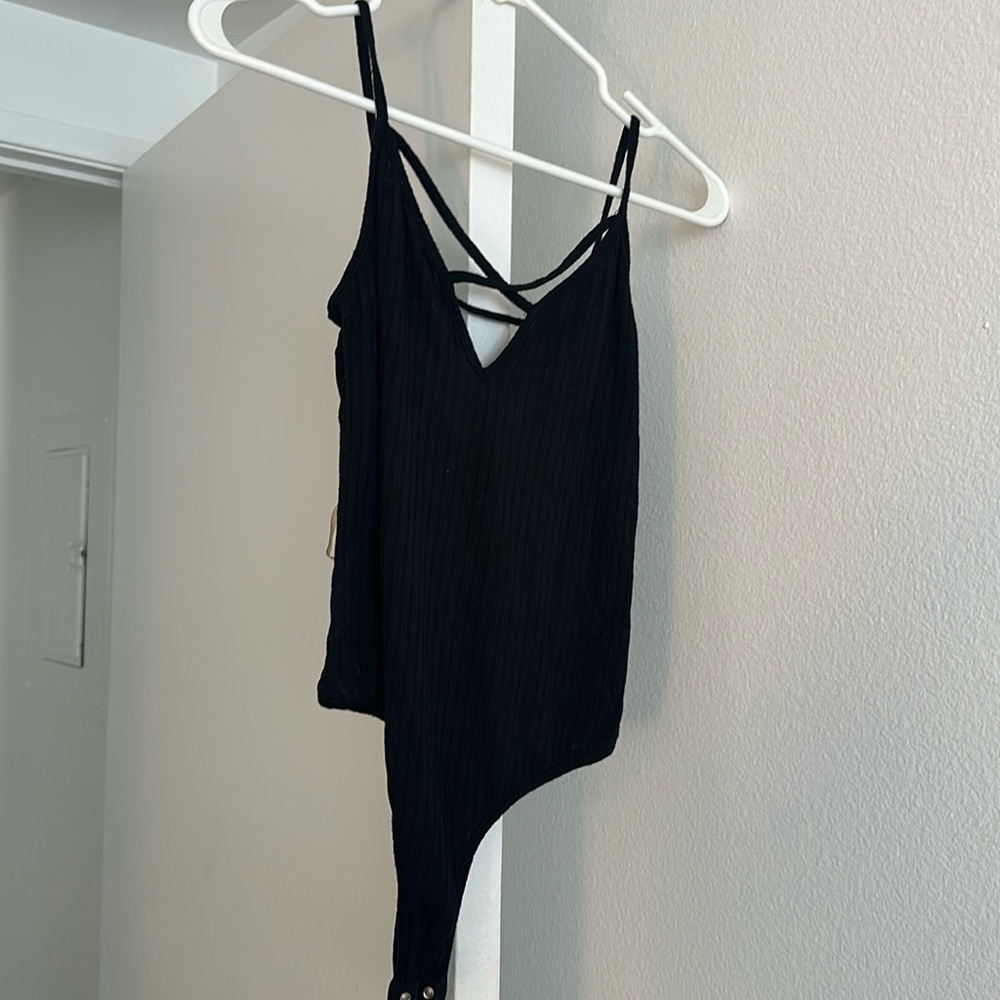 Size small black onesie body suit